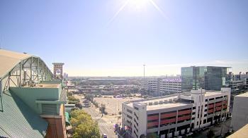 Weather camera view of Minute Maid Park.
