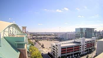 Weather camera view of Minute Maid Park.