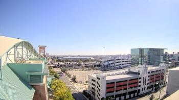 Weather camera view of Minute Maid Park.