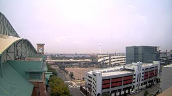 Weather camera view of Minute Maid Park.