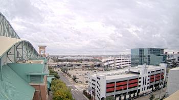 Weather camera view of Minute Maid Park.
