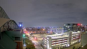 Weather camera view of Minute Maid Park.