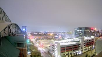 Weather camera view of Minute Maid Park.