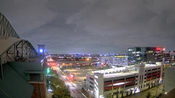 Weather camera view of Minute Maid Park.