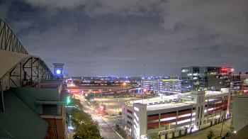 Weather camera view of Minute Maid Park.
