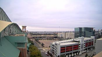Weather camera view of Minute Maid Park.