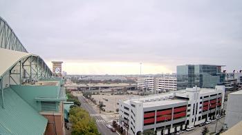 Weather camera view of Minute Maid Park.