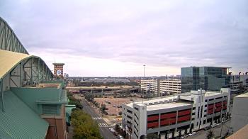 Weather camera view of Minute Maid Park.