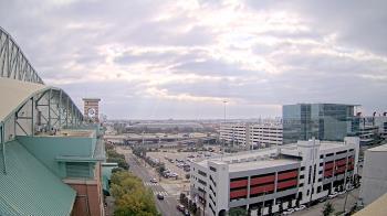 Weather camera view of Minute Maid Park.