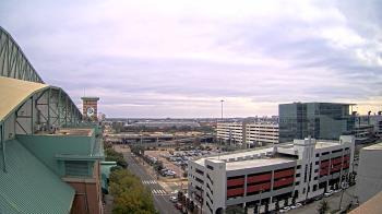 Weather camera view of Minute Maid Park.