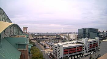 Weather camera view of Minute Maid Park.