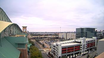 Weather camera view of Minute Maid Park.