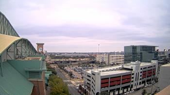 Weather camera view of Minute Maid Park.