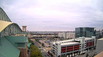 Weather camera view of Minute Maid Park.