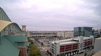 Weather camera view of Minute Maid Park.