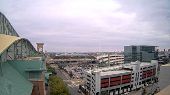 Weather camera view of Minute Maid Park.