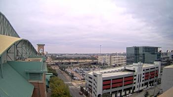 Weather camera view of Minute Maid Park.