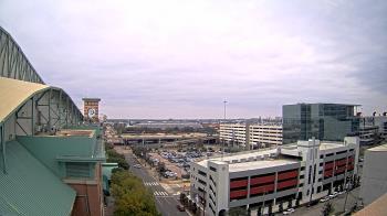 Weather camera view of Minute Maid Park.