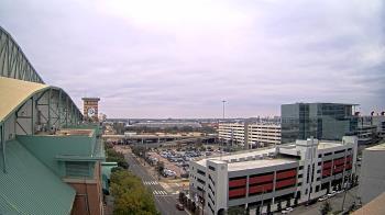 Weather camera view of Minute Maid Park.