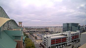 Weather camera view of Minute Maid Park.