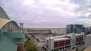 Weather camera view of Minute Maid Park.