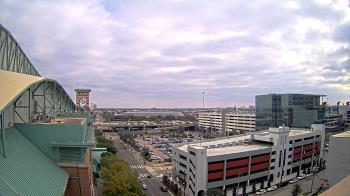 Weather camera view of Minute Maid Park.