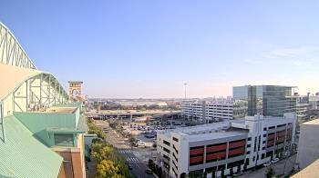Weather camera view of Minute Maid Park.