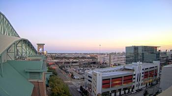 Weather camera view of Minute Maid Park.