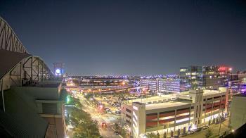 Weather camera view of Minute Maid Park.