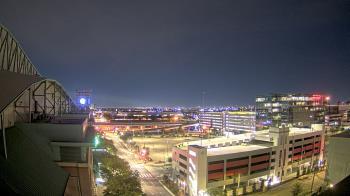Weather camera view of Minute Maid Park.