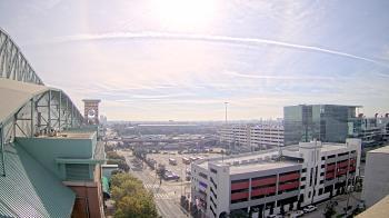 Weather camera view of Minute Maid Park.