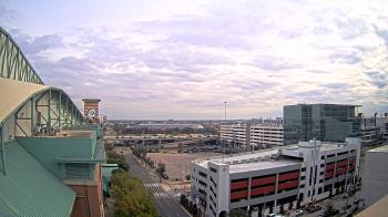 Weather camera view of Minute Maid Park.