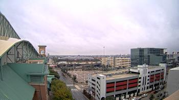Weather camera view of Minute Maid Park.