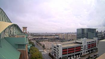 Weather camera view of Minute Maid Park.