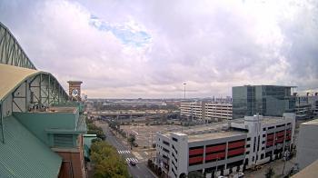 Weather camera view of Minute Maid Park.