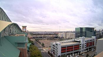 Weather camera view of Minute Maid Park.