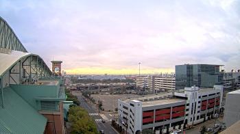 Weather camera view of Minute Maid Park.