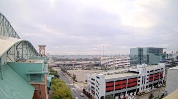 Weather camera view of Minute Maid Park.