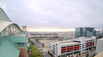 Weather camera view of Minute Maid Park.