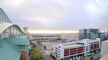 Weather camera view of Minute Maid Park.