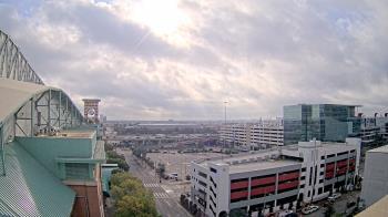 Weather camera view of Minute Maid Park.