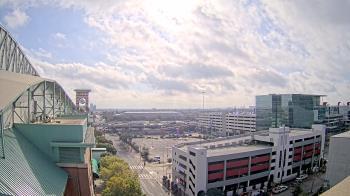 Weather camera view of Minute Maid Park.