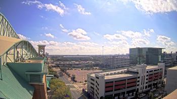 Weather camera view of Minute Maid Park.