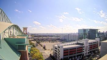 Weather camera view of Minute Maid Park.