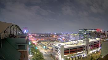 Weather camera view of Minute Maid Park.