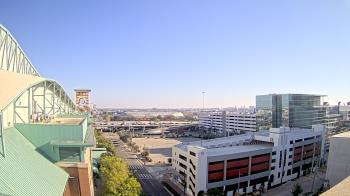 Weather camera view of Minute Maid Park.