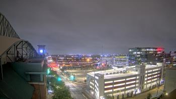 Weather camera view of Minute Maid Park.