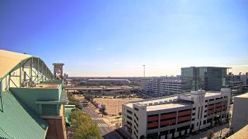 Weather camera view of Minute Maid Park.