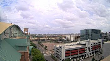 Weather camera view of Minute Maid Park.
