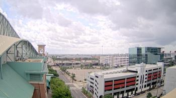 Weather camera view of Minute Maid Park.